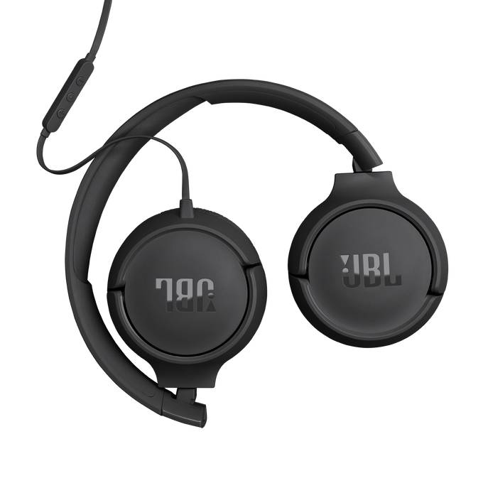 JBL Tune 520C USB-C - Black - Hi-Res wired on-ear headphones - Bottom image number null